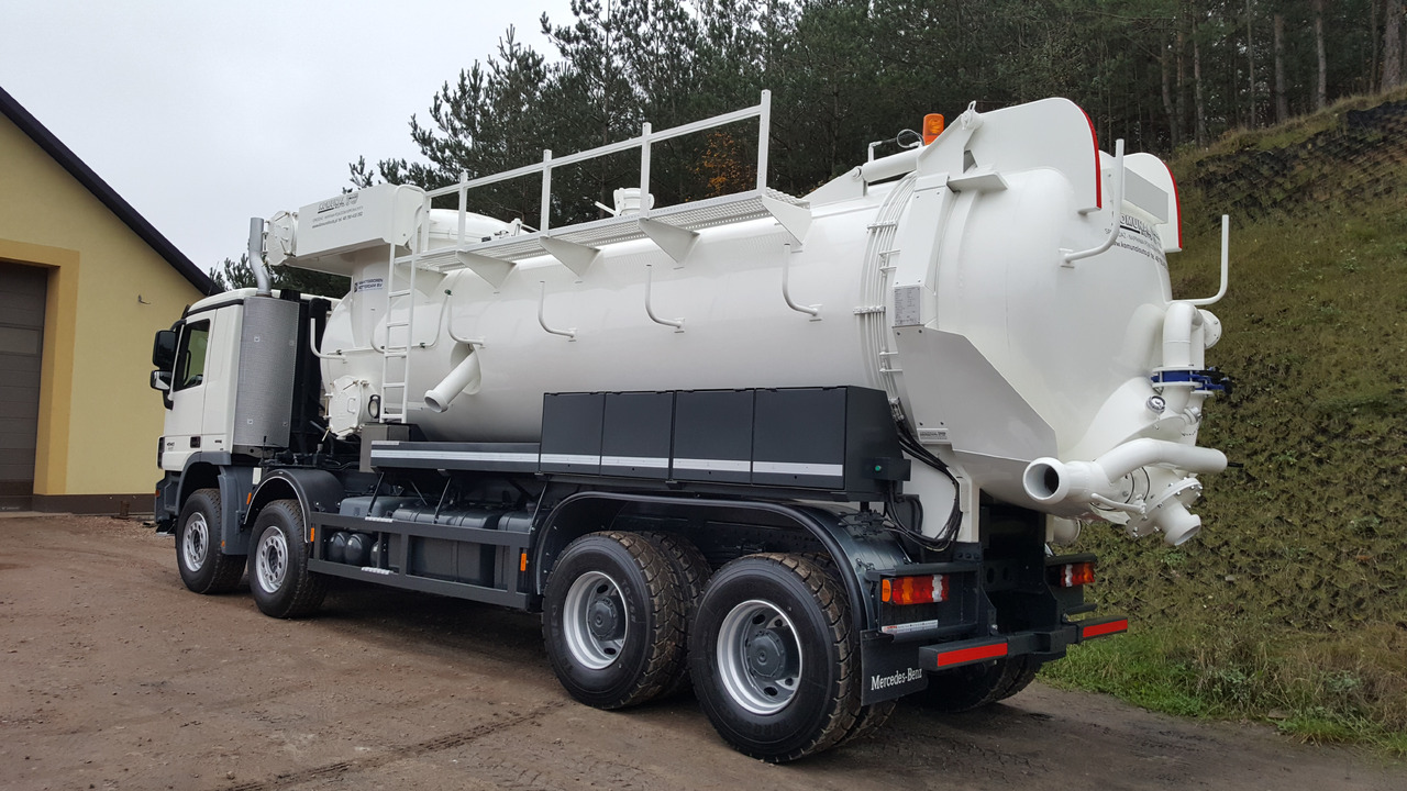 Mercedes NAAKTGEBOREN Vacu Press 8000 - Vacuum truck: picture 4 Mercedes NAAKTGEBOREN Vacu Press 8000 - Vacuum truck: picture 4