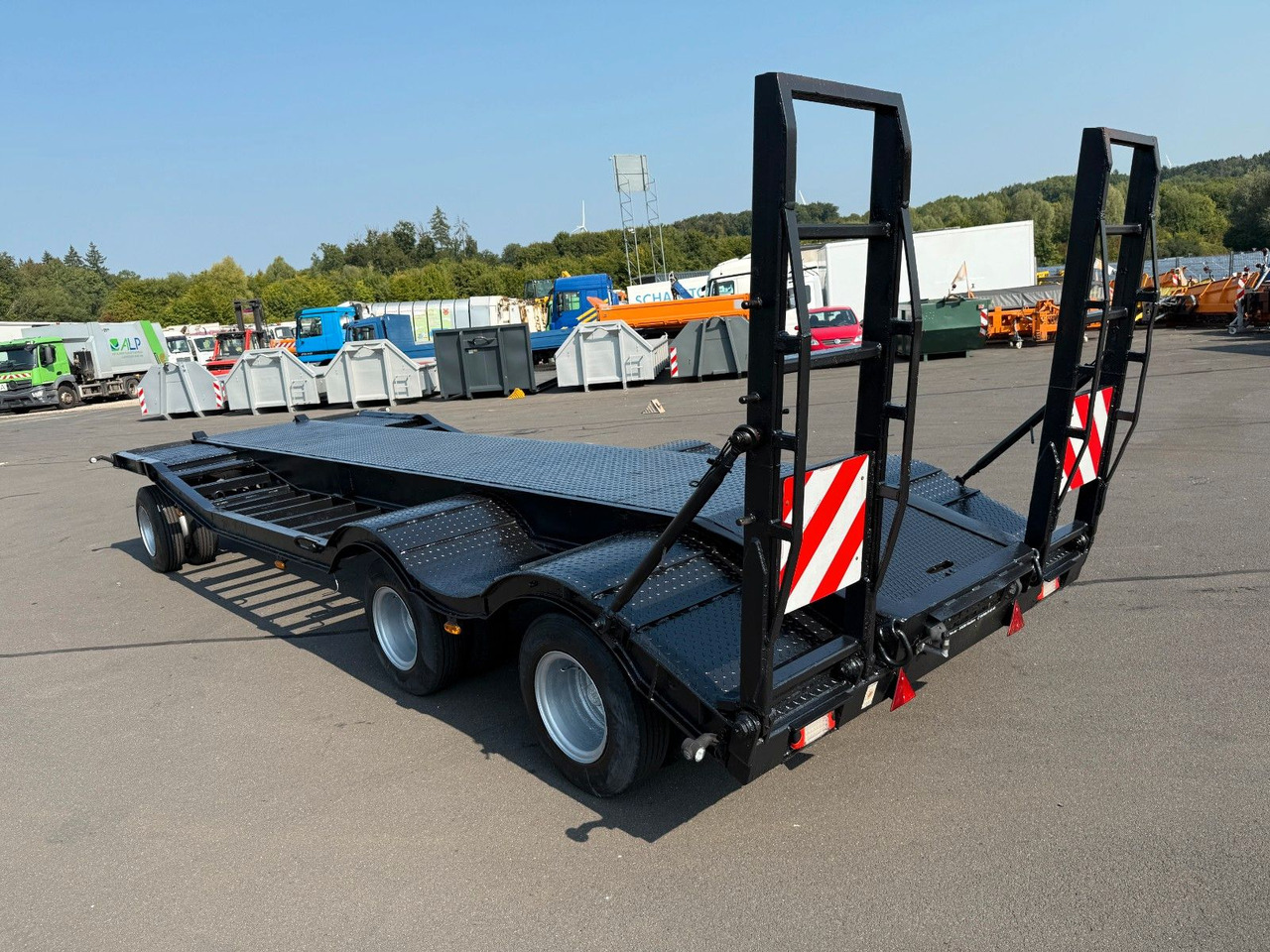 Low loader trailer Bunge TL 16 Z Spezial Tieflader 22 to Blattfederung: picture 12