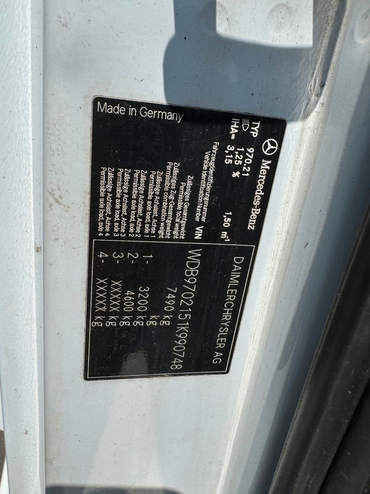 Mercedes-Benz 818 Koffer / LBW / AHK + DL - Closed box van: picture 5 Mercedes-Benz 818 Koffer / LBW / AHK + DL - Closed box van: picture 5