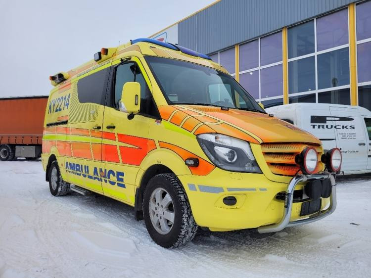 MERCEDES – BENZ SPRINTER 3.0D AMBULANCE (TAMLANS) KLIMA, 11.2016, EURO 6 - Ambulance: picture 1 MERCEDES – BENZ SPRINTER 3.0D AMBULANCE (TAMLANS) KLIMA, 11.2016, EURO 6 - Ambulance: picture 1