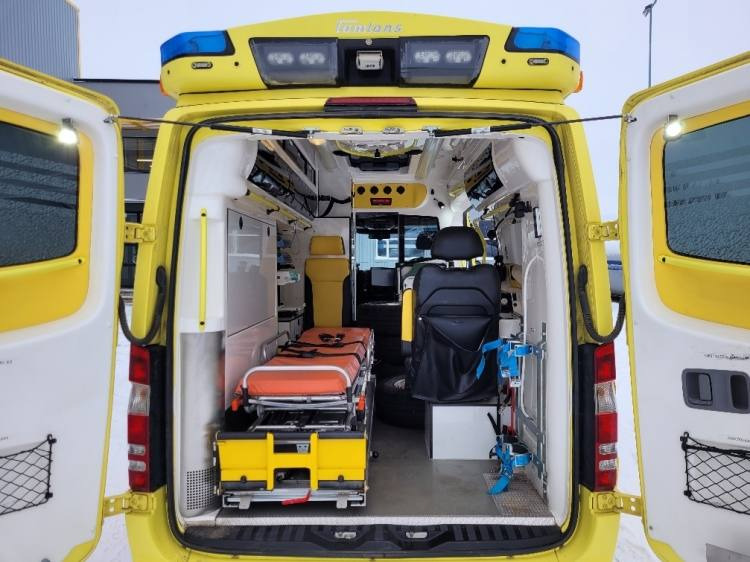 Ambulance MERCEDES – BENZ SPRINTER 3.0D AMBULANCE (TAMLANS) KLIMA, 11.2016, EURO 6: picture 12