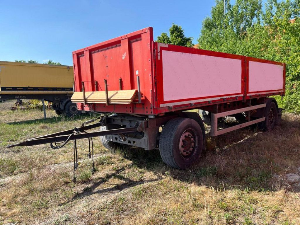 Dropside/ Flatbed trailer Anhänger offen PA-F 18 Baustoffanhänger: picture 1