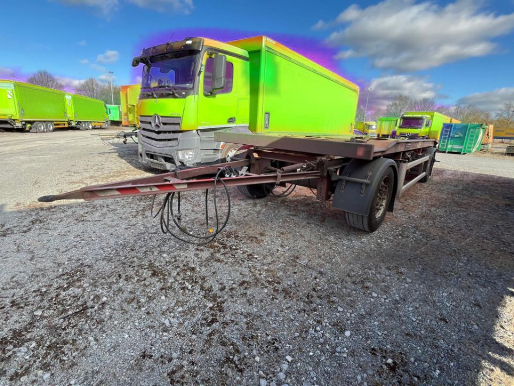 HUEFFERMANN 2-achs Abrollanhänger HAR 18.70 Containeranhänger Außenrollenanhg. - Roll-off/ Skip trailer: picture 1 HUEFFERMANN 2-achs Abrollanhänger HAR 18.70 Containeranhänger Außenrollenanhg. - Roll-off/ Skip trailer: picture 1