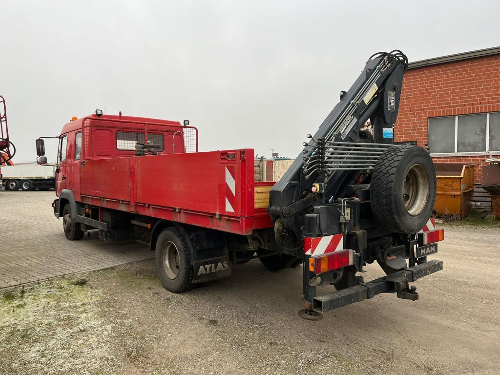 MAN LE 12.225 LC Pritsche Heckkran 6 Zylinder Doka T - Dropside/ Flatbed truck, Crane truck: picture 4 MAN LE 12.225 LC Pritsche Heckkran 6 Zylinder Doka T - Dropside/ Flatbed truck, Crane truck: picture 4