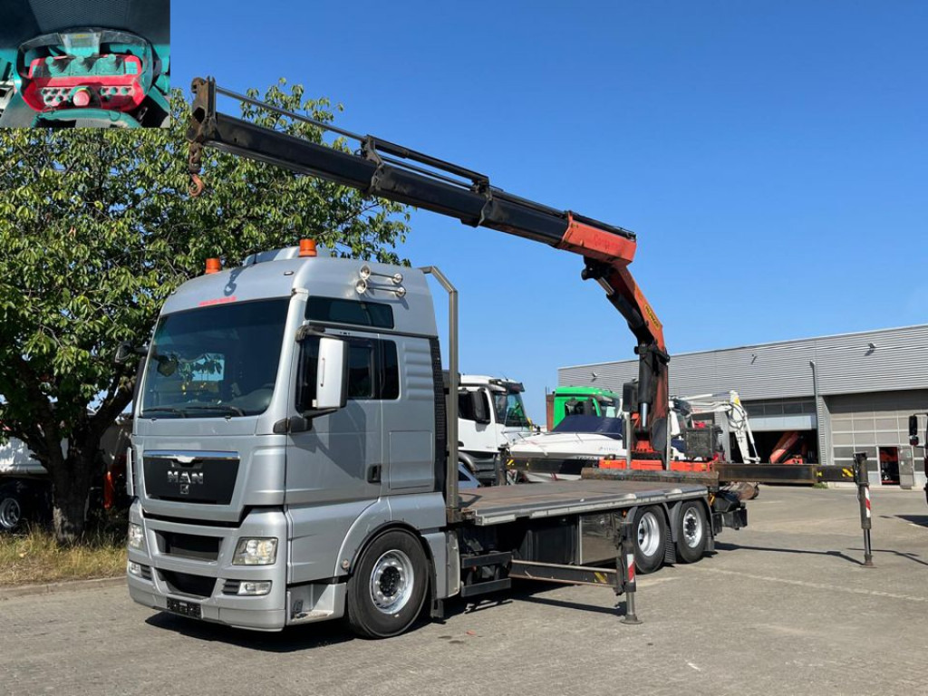 MAN TG-X 26.400 6x2 Pritsche Heckkran Palfinger 34002 - Dropside/ Flatbed truck, Crane truck: picture 1 MAN TG-X 26.400 6x2 Pritsche Heckkran Palfinger 34002 - Dropside/ Flatbed truck, Crane truck: picture 1