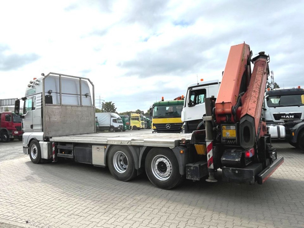 Dropside/ Flatbed truck, Crane truck MAN TG-X 26.400 6x2 Pritsche Heckkran Palfinger PK 34002: picture 10