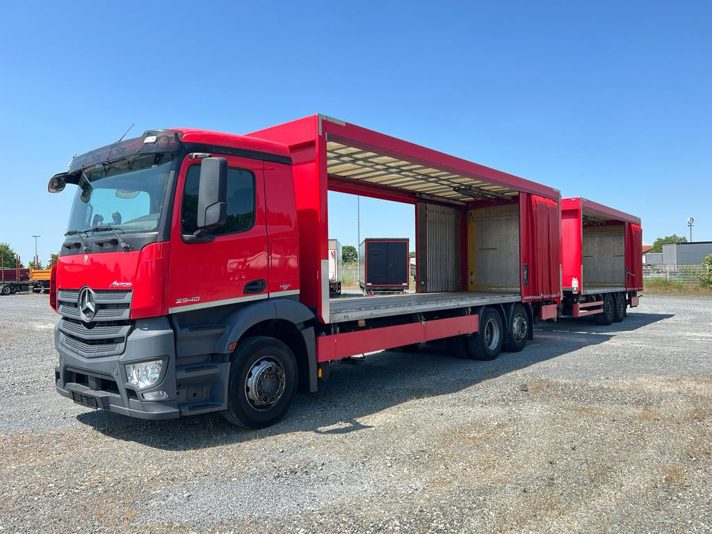 MERCEDES-BENZ Antos 2540 L 6x2 Pritsche LBW Coca Cola LBW 2to - Curtain side truck: picture 1 MERCEDES-BENZ Antos 2540 L 6x2 Pritsche LBW Coca Cola LBW 2to - Curtain side truck: picture 1