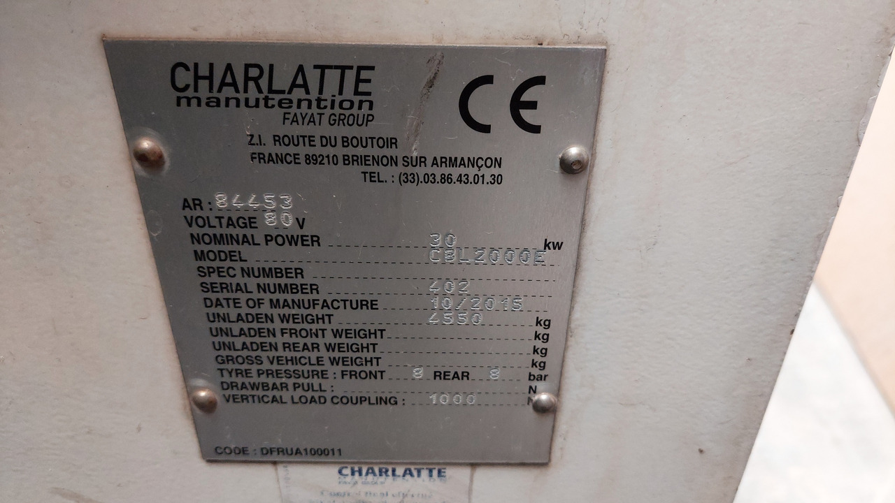 CBL2000E Belt Loader Charlatte - Belt loader: picture 2 CBL2000E Belt Loader Charlatte - Belt loader: picture 2