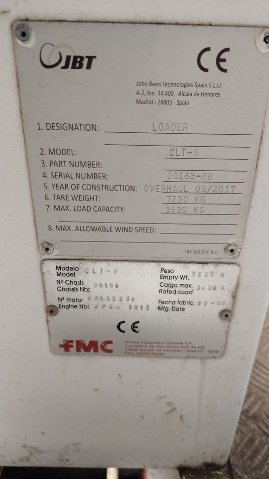 CLT-8 Speedloader FMC - Aircraft cargo loader: picture 2 CLT-8 Speedloader FMC - Aircraft cargo loader: picture 2