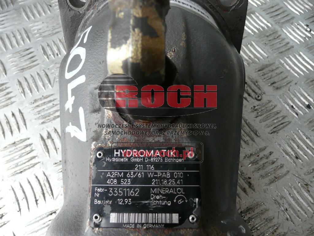 HYDROMATIK 211116 A2FM/61W-PAB010 408523 211.18.25.41 - Hydraulic motor: picture 2 HYDROMATIK 211116 A2FM/61W-PAB010 408523 211.18.25.41 - Hydraulic motor: picture 2