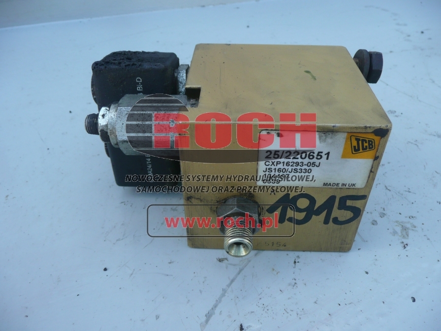 JCB CXP16293-05J JS160/JS330 134497 0539 25/220651 - 2 SEKCYJNY - Hydraulic valve for Wheel excavator: picture 1 JCB CXP16293-05J JS160/JS330 134497 0539 25/220651 - 2 SEKCYJNY - Hydraulic valve for Wheel excavator: picture 1