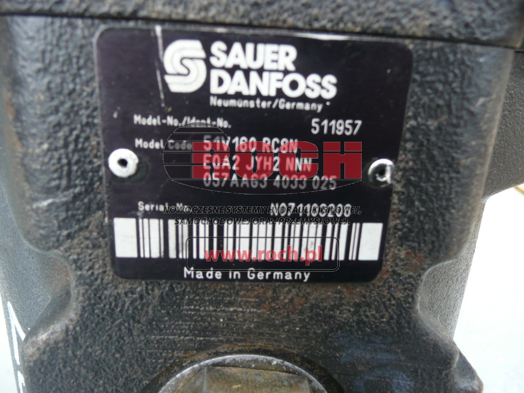 SAUER 51V160RC8N EQA2JYH2NNN 057AAG34033025 511957 - Hydraulic motor: picture 2 SAUER 51V160RC8N EQA2JYH2NNN 057AAG34033025 511957 - Hydraulic motor: picture 2