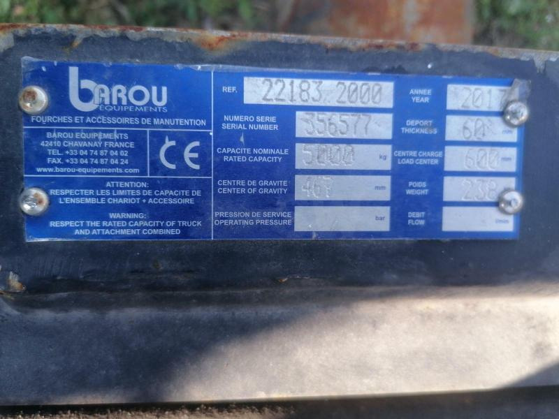 Barou 22183.2000 - Attachment for Material handling equipment: picture 3 Barou 22183.2000 - Attachment for Material handling equipment: picture 3