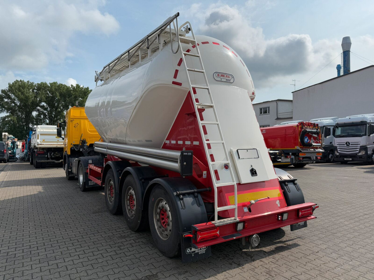 Feldbinder O.ME.P.S Silo Auflieger 27 m³ 3 Achs - Silo semi-trailer: picture 5 Feldbinder O.ME.P.S Silo Auflieger 27 m³ 3 Achs - Silo semi-trailer: picture 5