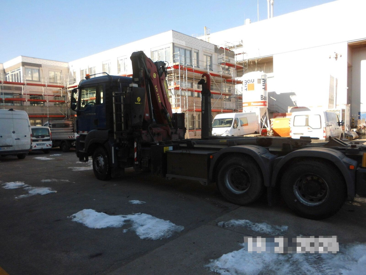 MAN TGS 28.480 6x4 Abrollkipper + Kran bis 4,63 T - Hook lift truck, Crane truck: picture 4 MAN TGS 28.480 6x4 Abrollkipper + Kran bis 4,63 T - Hook lift truck, Crane truck: picture 4