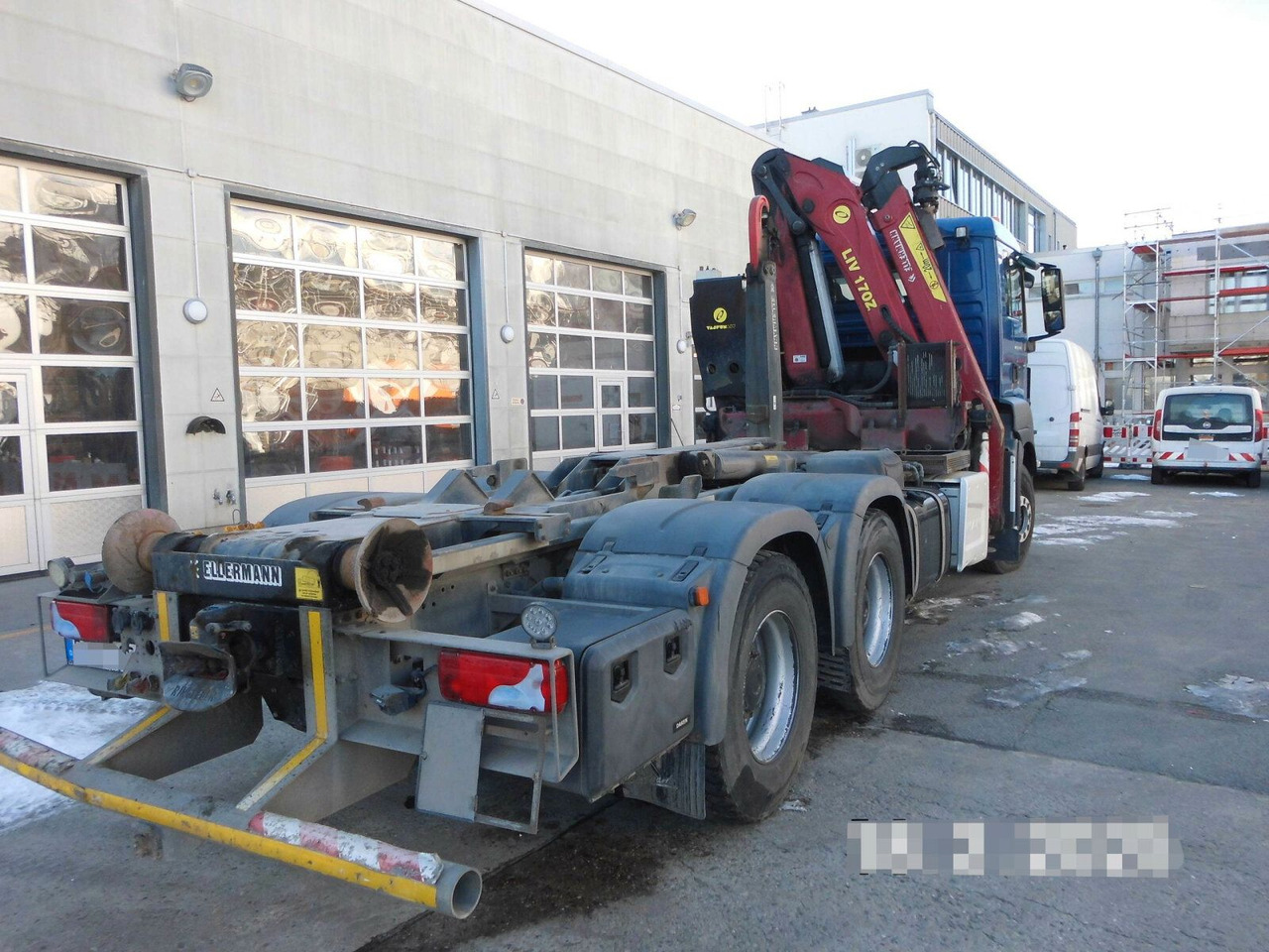MAN TGS 28.480 6x4 Abrollkipper + Kran bis 4,63 T - Hook lift truck, Crane truck: picture 3 MAN TGS 28.480 6x4 Abrollkipper + Kran bis 4,63 T - Hook lift truck, Crane truck: picture 3