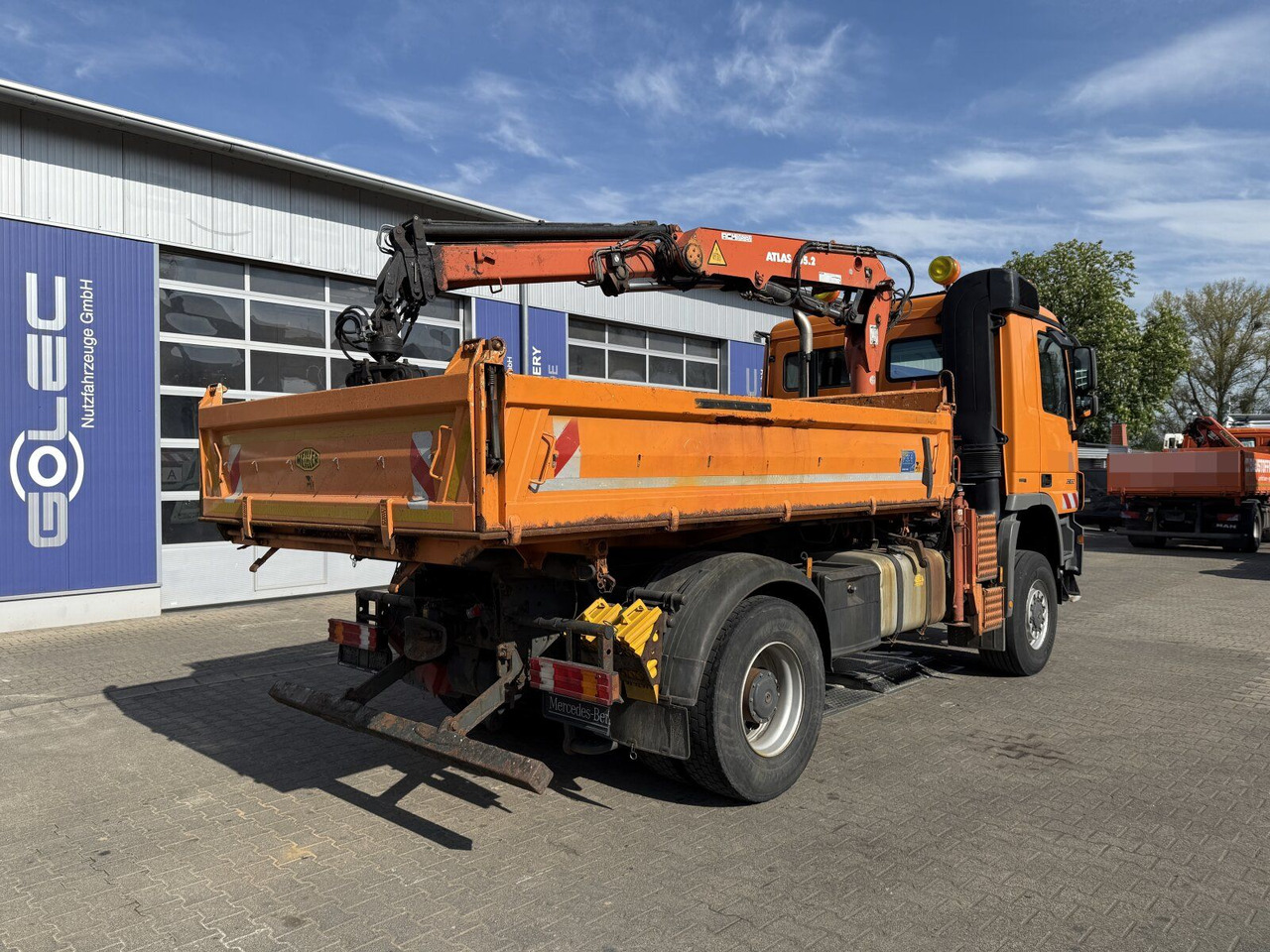 Mercedes-Benz ACTROS 2044 4x4 Kipper Kran ATLAS 65.2 A2L - Crane truck: picture 3 Mercedes-Benz ACTROS 2044 4x4 Kipper Kran ATLAS 65.2 A2L - Crane truck: picture 3