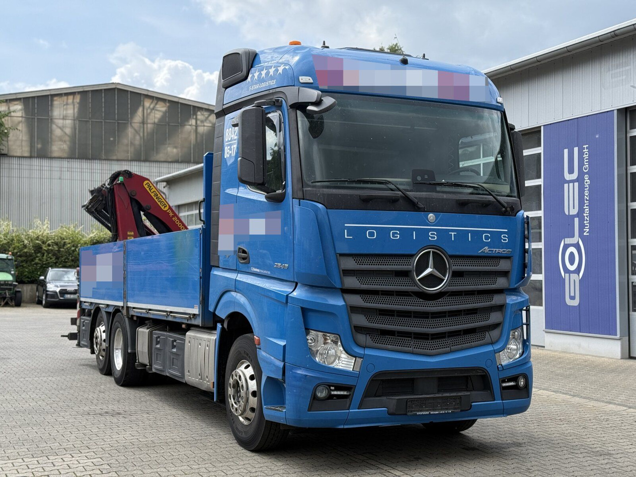 Mercedes-Benz ACTROS 2545 6x2 Pritsche Kran Palfinger PK20001K - Dropside/ Flatbed truck, Crane truck: picture 1 Mercedes-Benz ACTROS 2545 6x2 Pritsche Kran Palfinger PK20001K - Dropside/ Flatbed truck, Crane truck: picture 1