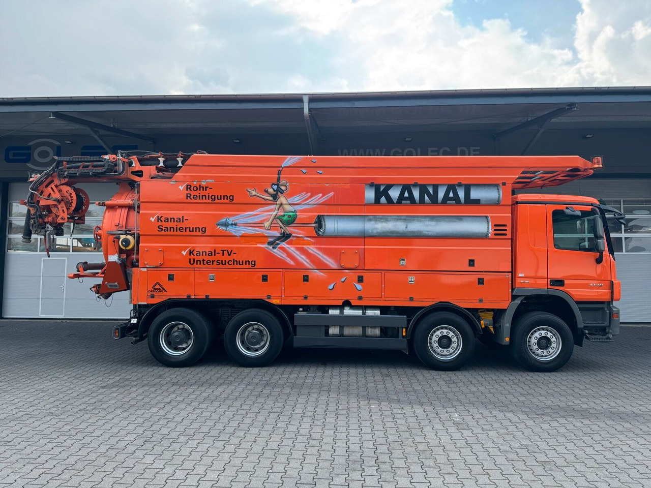 Mercedes-Benz ACTROS 4148 8x4 Kanalreiniger & Wasserrückgewinn - Vacuum truck: picture 3 Mercedes-Benz ACTROS 4148 8x4 Kanalreiniger & Wasserrückgewinn - Vacuum truck: picture 3