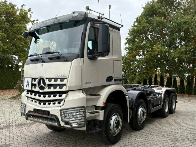 Mercedes-Benz Arocs 4145 8x4 Abrollkipper MEILLER RS 26.60L - Hook lift truck: picture 1 Mercedes-Benz Arocs 4145 8x4 Abrollkipper MEILLER RS 26.60L - Hook lift truck: picture 1