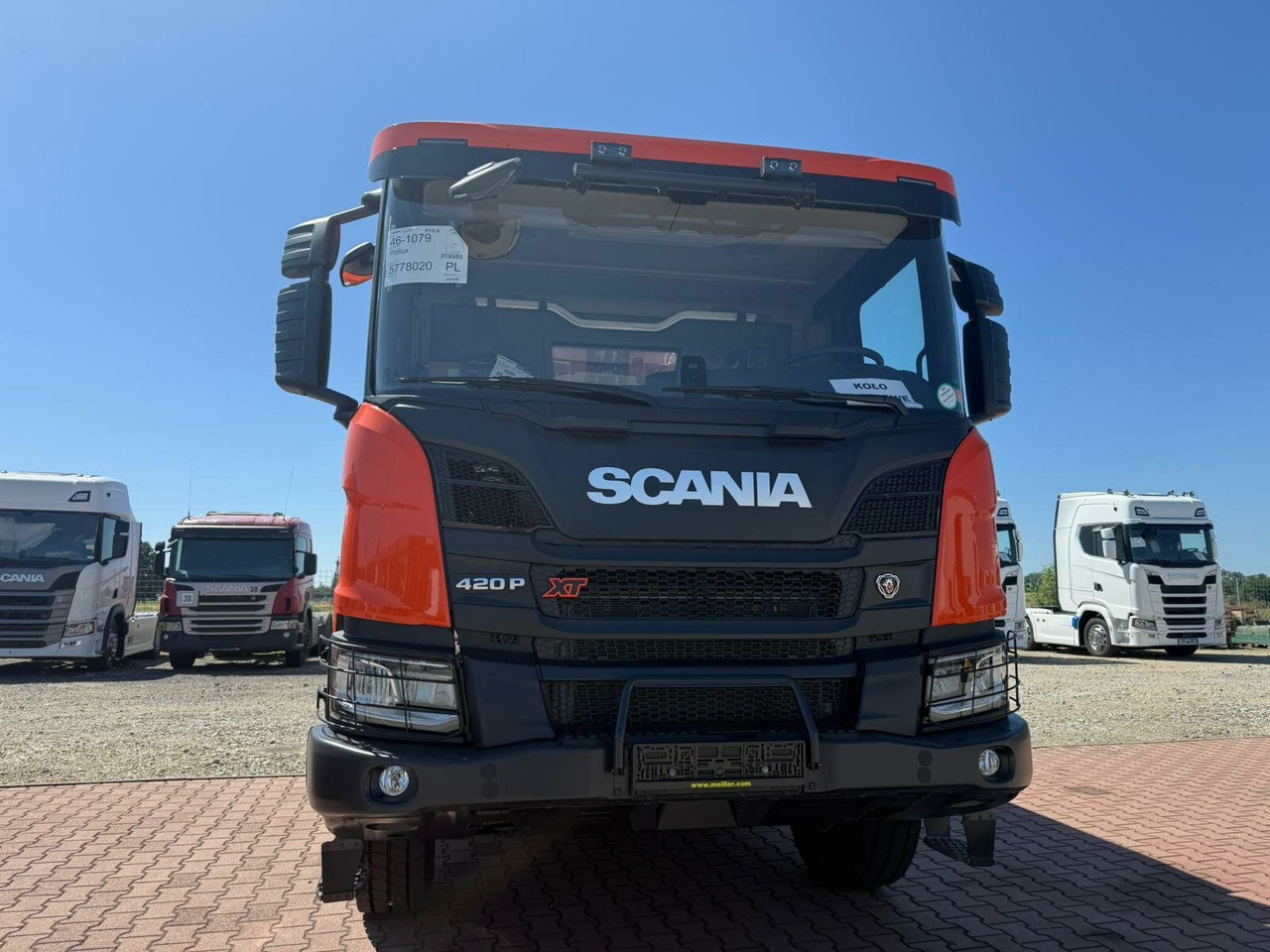 Scania P 420 8x4 Kipper Meiller Euro 6 - Skip loader truck: picture 4 Scania P 420 8x4 Kipper Meiller Euro 6 - Skip loader truck: picture 4