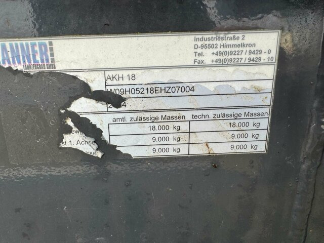 ZANNER AHK 18 Holzanhänger 2 Achse 3350kg - Timber trailer: picture 2 ZANNER AHK 18 Holzanhänger 2 Achse 3350kg - Timber trailer: picture 2