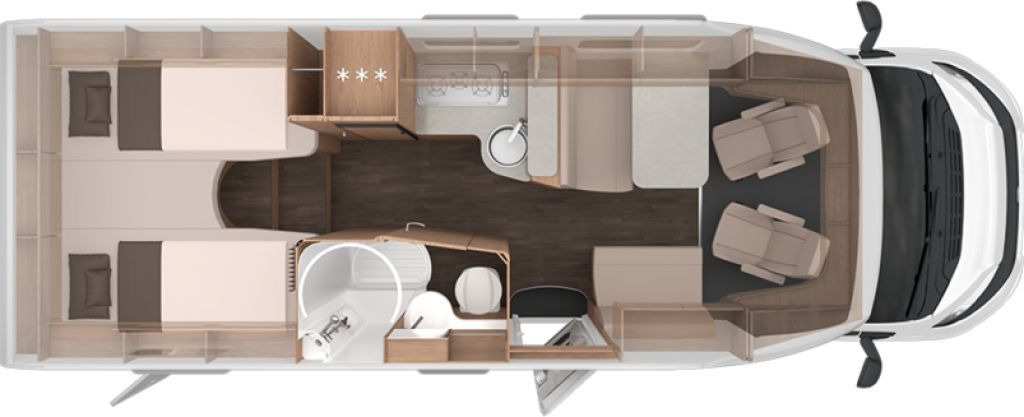 Knaus L!VE TI 700 MEG Platinum Selection 180 PS/Automa - Semi-integrated motorhome: picture 2 Knaus L!VE TI 700 MEG Platinum Selection 180 PS/Automa - Semi-integrated motorhome: picture 2