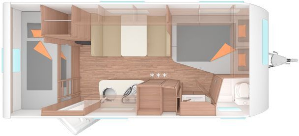 Weinsberg CaraOne 500 FDK Viel Ausstattung - Caravan: picture 2 Weinsberg CaraOne 500 FDK Viel Ausstattung - Caravan: picture 2