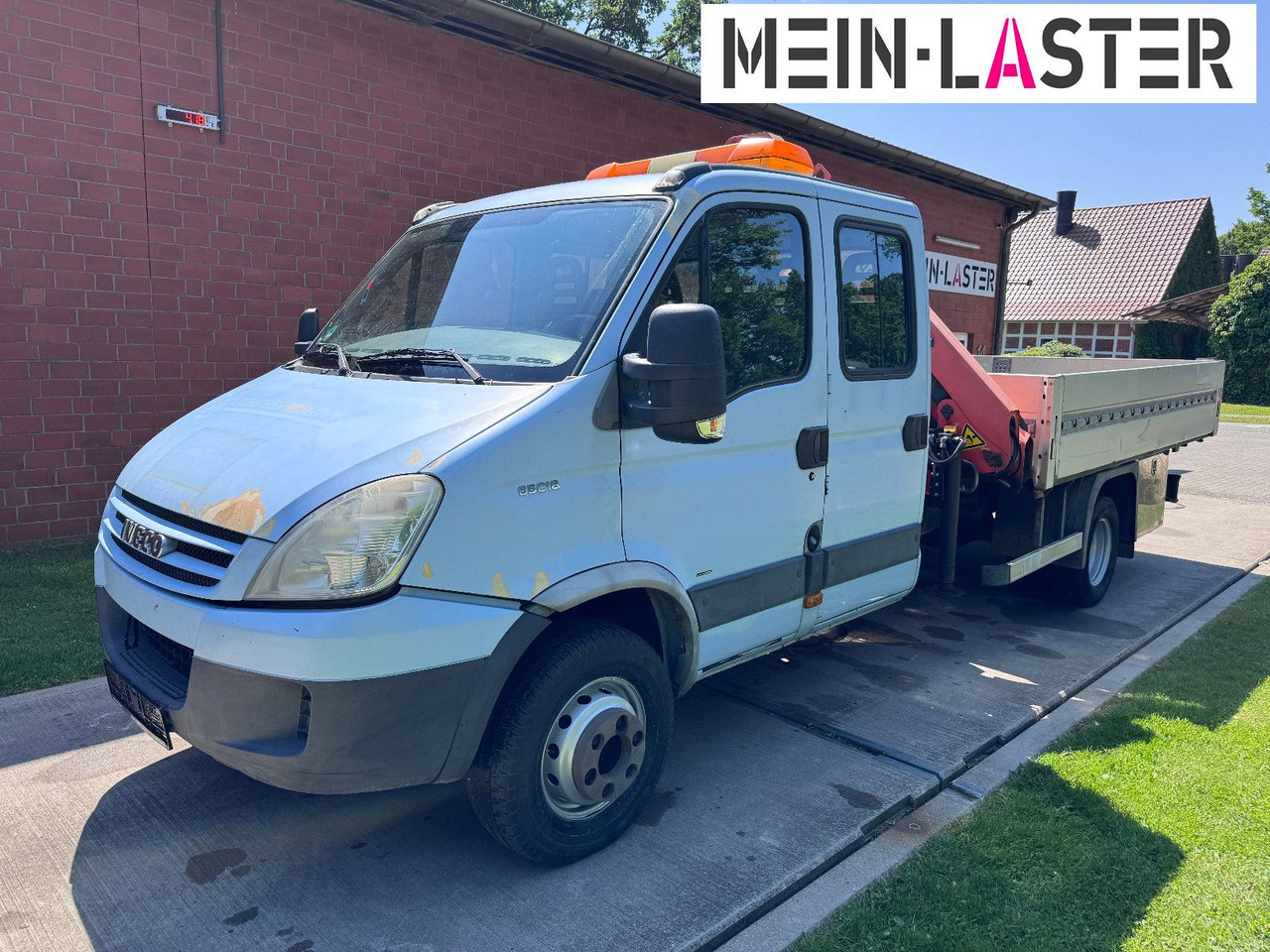 Iveco 65C180 3.0d Palfinger PK 6500 7 Sitzer - Open body delivery van, Crew cab van: picture 2 Iveco 65C180 3.0d Palfinger PK 6500 7 Sitzer - Open body delivery van, Crew cab van: picture 2