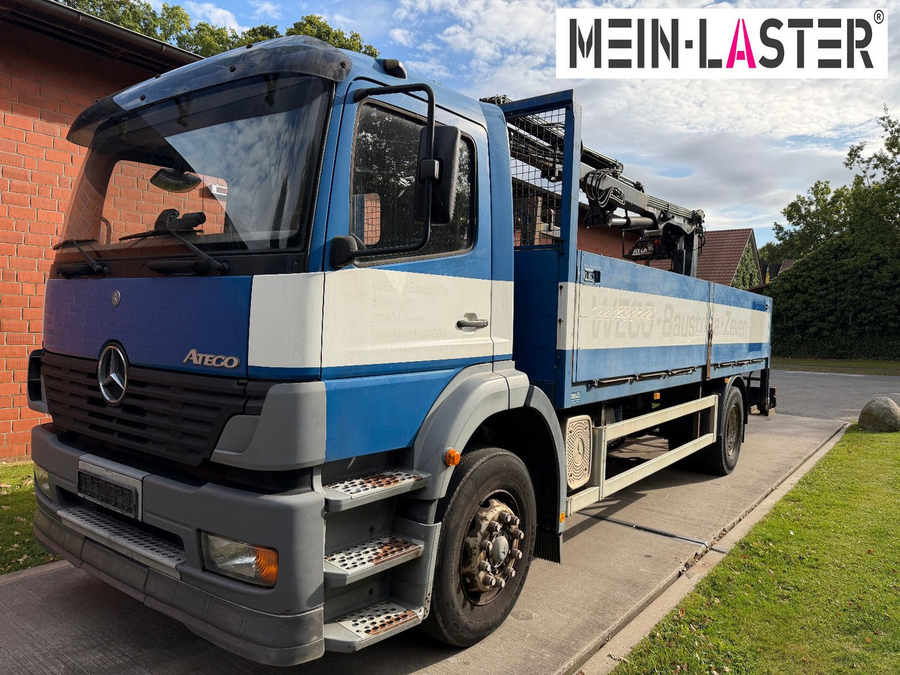 Mercedes-Benz 1823 Atego Atlas 105.2 1.Hand nur 226.000 km - Dropside/ Flatbed truck, Crane truck: picture 2 Mercedes-Benz 1823 Atego Atlas 105.2 1.Hand nur 226.000 km - Dropside/ Flatbed truck, Crane truck: picture 2