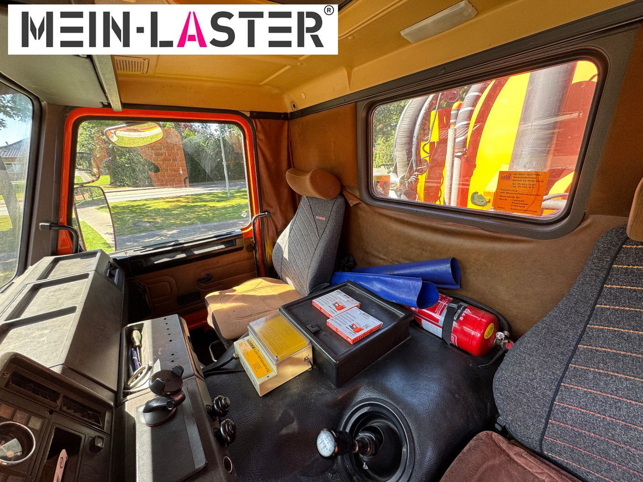 Vacuum truck Scania 112 6x4 Saug Spül Kombi Kaiser Top Zustand 6x4: picture 17