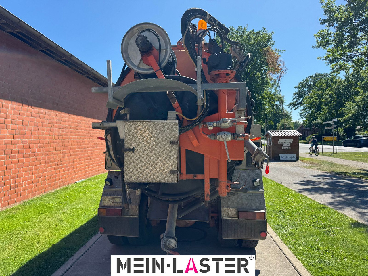 Vacuum truck Scania 112 6x4 Saug Spül Kombi Kaiser Top Zustand 6x4: picture 8