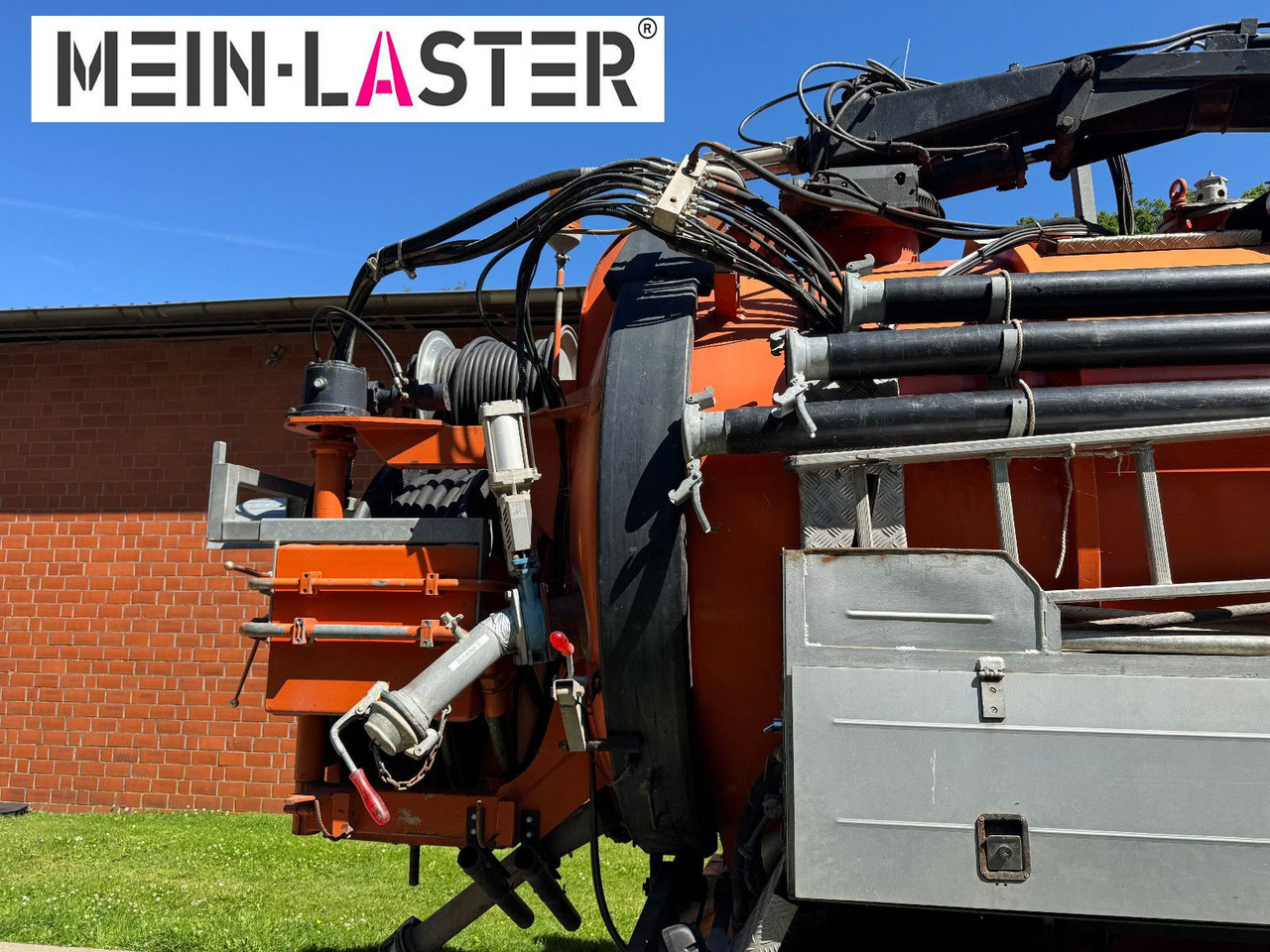 Vacuum truck Scania 112 6x4 Saug Spül Kombi Kaiser Top Zustand 6x4: picture 10