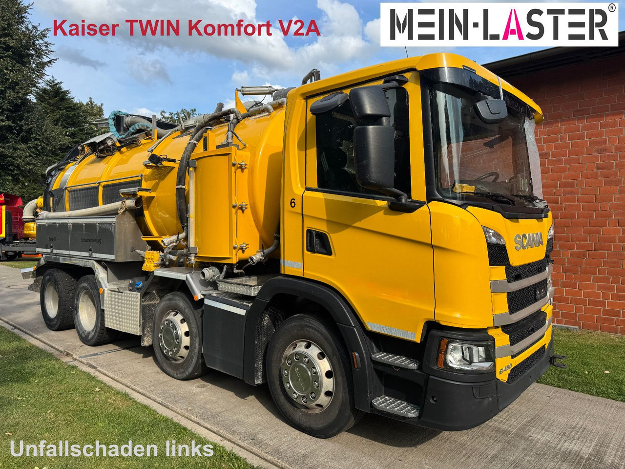 Scania G 450 8x4 Kaiser Twister Komfort V2A Funk - Vacuum truck: picture 1 Scania G 450 8x4 Kaiser Twister Komfort V2A Funk - Vacuum truck: picture 1