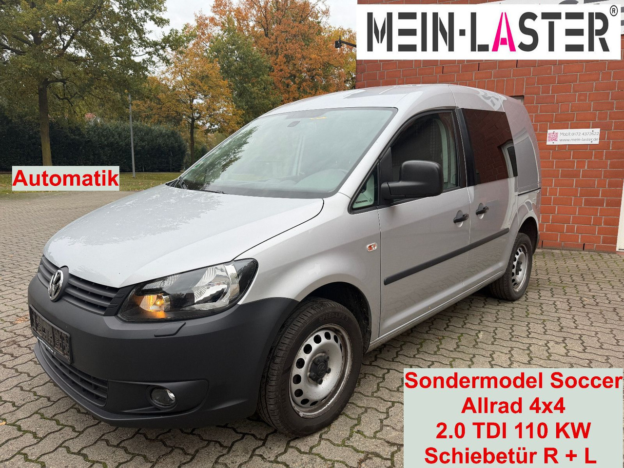 Volkswagen Caddy 2.0 TDI Kasten Soccer 4Motion Automatik - Small van: picture 1 Volkswagen Caddy 2.0 TDI Kasten Soccer 4Motion Automatik - Small van: picture 1