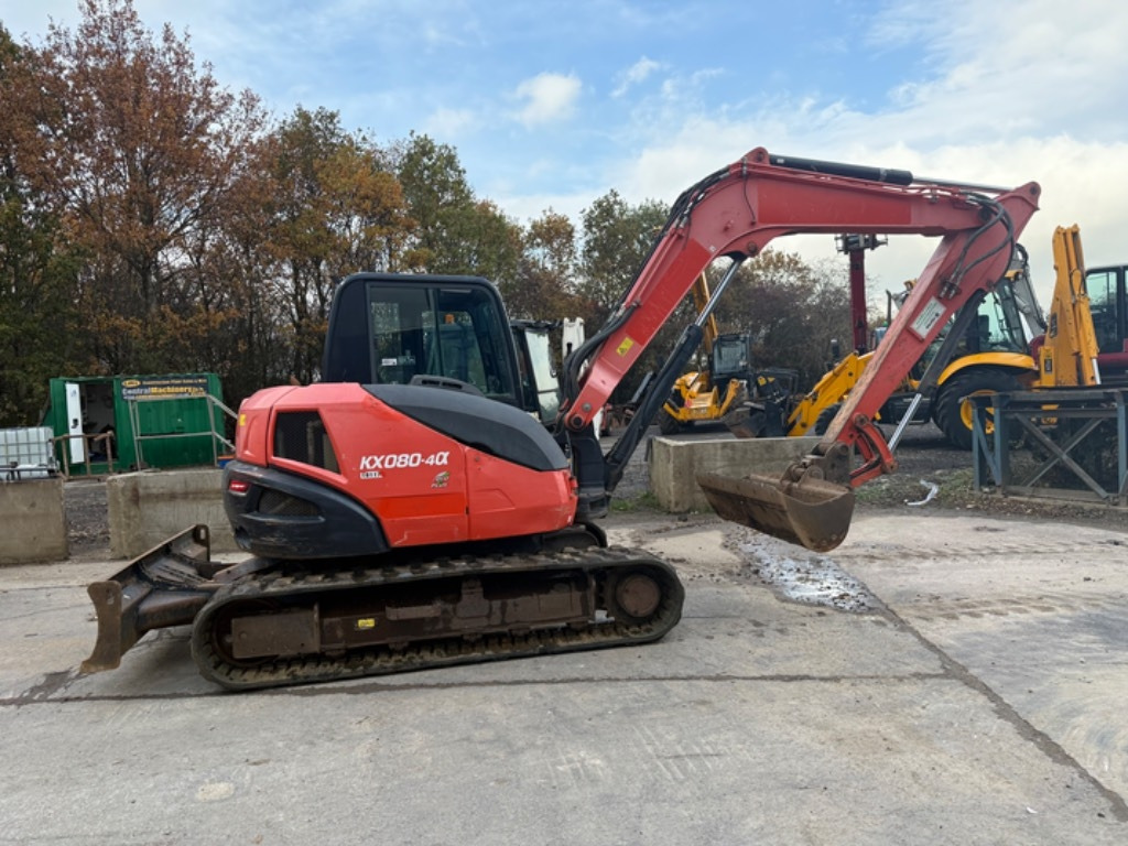 Kubota KX 080-4 - Mini excavator: picture 1 Kubota KX 080-4 - Mini excavator: picture 1