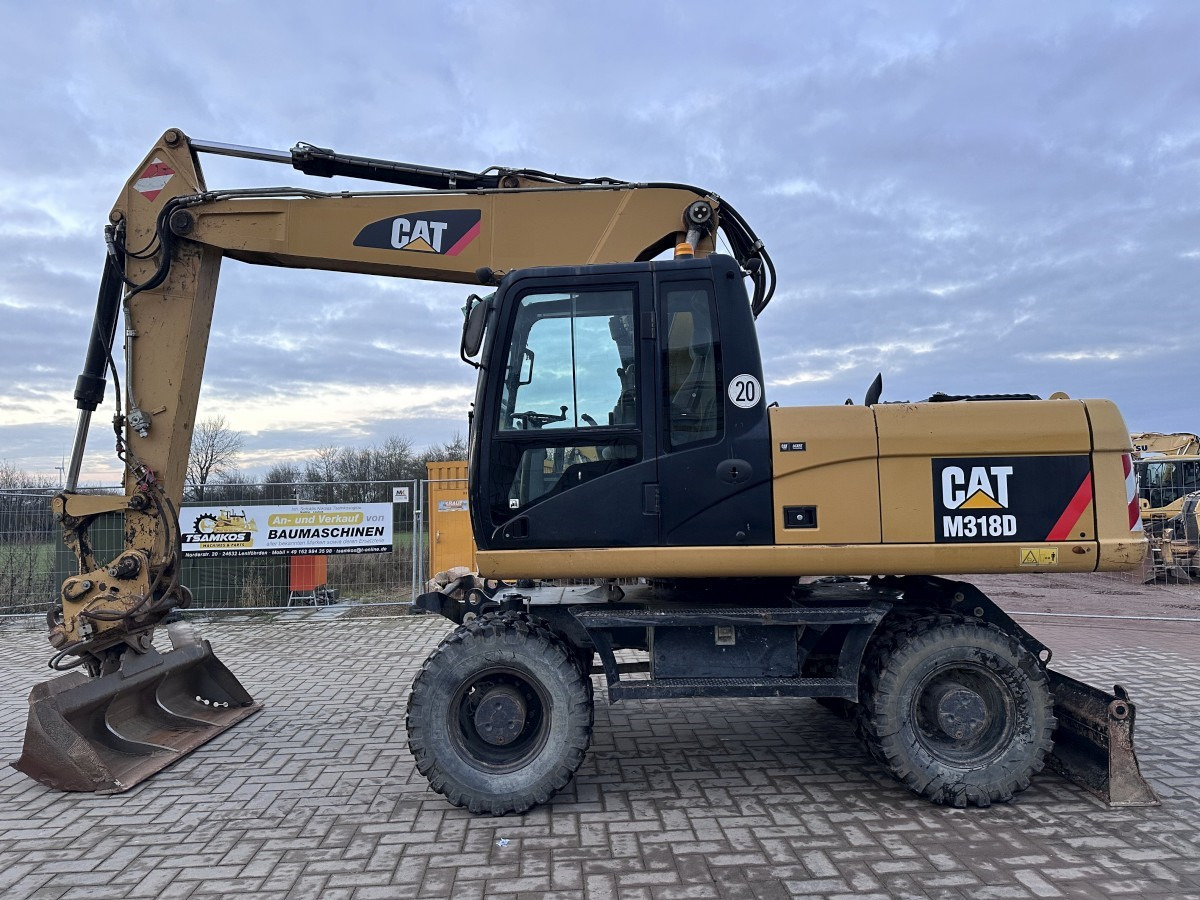 CATERPILLAR M 318 D full Hydr. Top Zustand German machine ! - Wheel excavator: picture 1 CATERPILLAR M 318 D full Hydr. Top Zustand German machine ! - Wheel excavator: picture 1