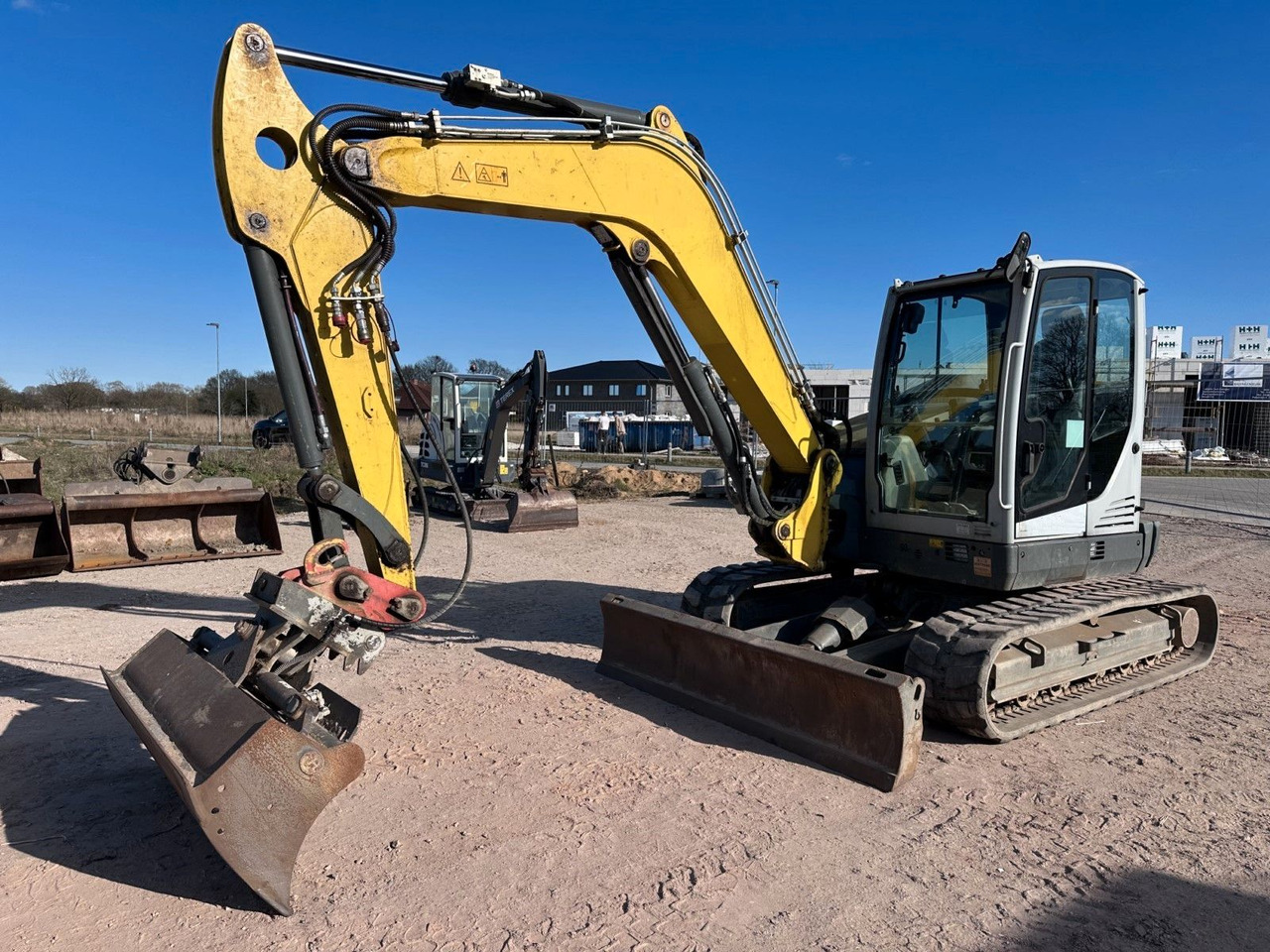 WACKER EZ 80 Top Zustand GLV -Tieflöffel German machine - Mini excavator: picture 3 WACKER EZ 80 Top Zustand GLV -Tieflöffel German machine - Mini excavator: picture 3