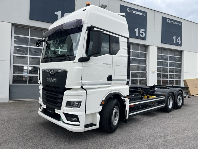 MAN TGX 26.470 6x2-4 LL Euro6 Intarder AHK Luftfeder - Container transporter/ Swap body truck: picture 1 MAN TGX 26.470 6x2-4 LL Euro6 Intarder AHK Luftfeder - Container transporter/ Swap body truck: picture 1