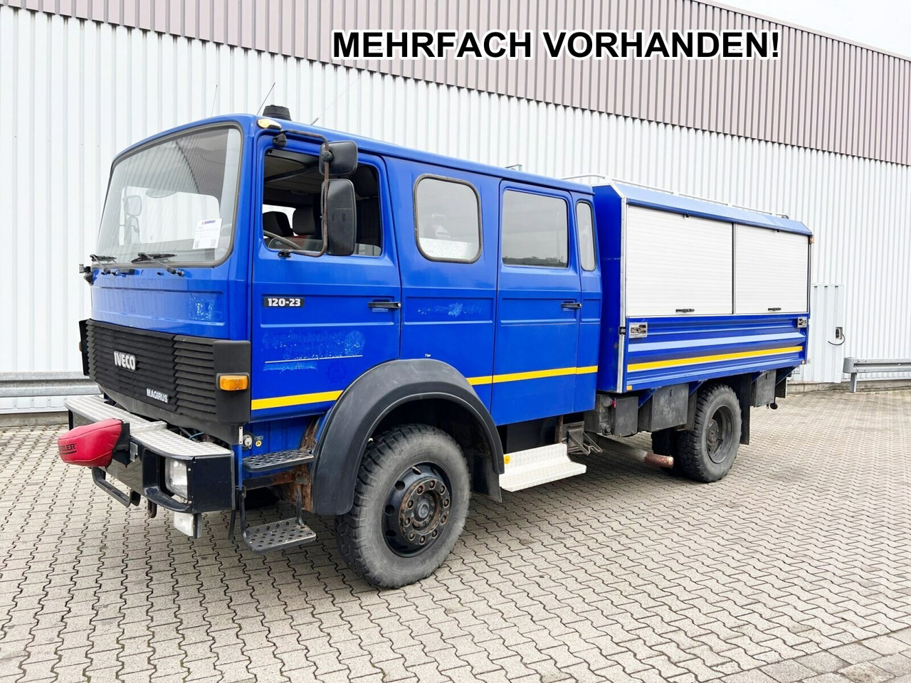 120-23 AW 4x4 Doka 120-23 AW 4x4 Doka, V8-Motor, Gerätewagen, Seilwinde - Fire engine: picture 1 120-23 AW 4x4 Doka 120-23 AW 4x4 Doka, V8-Motor, Gerätewagen, Seilwinde - Fire engine: picture 1