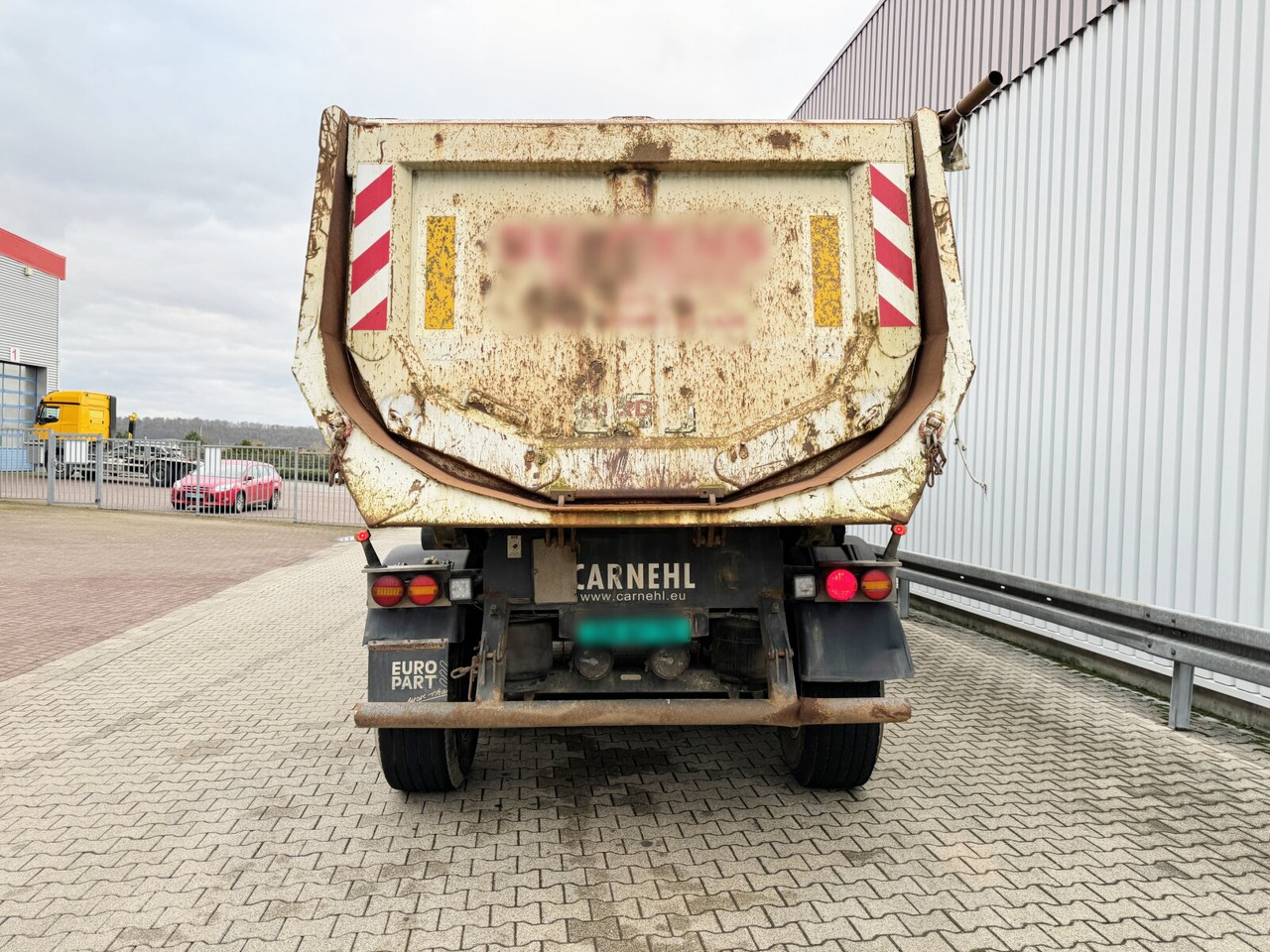 Tipper semi-trailer Carnehl CHKS/HH CHKS/HH, Stahlmulde ca. 26m³, 20x VORHANDEN, Liftachse: picture 6