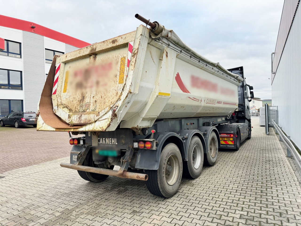Tipper semi-trailer Carnehl CHKS/HH CHKS/HH, Stahlmulde ca. 26m³, 20x VORHANDEN, Liftachse: picture 7