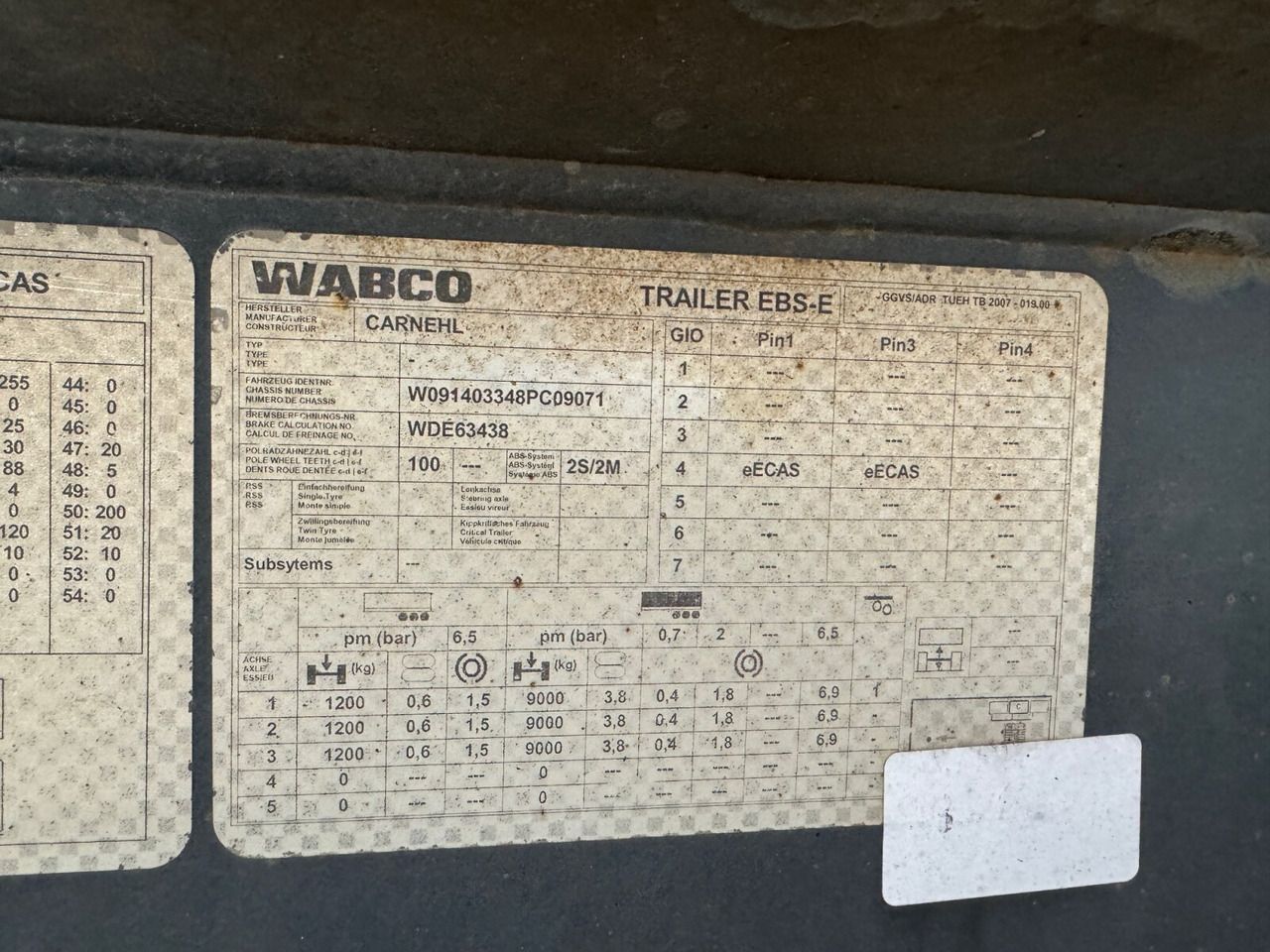 Carnehl CHKS/HH CHKS/HH, Stahlmulde ca. 26m³, 20x VORHANDEN, Liftachse - Tipper semi-trailer: picture 2 Carnehl CHKS/HH CHKS/HH, Stahlmulde ca. 26m³, 20x VORHANDEN, Liftachse - Tipper semi-trailer: picture 2