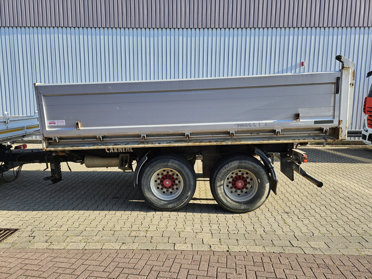 Tipper trailer Carnehl CTK/A CTK/A, Alu-Bordwände, Rollplane, ca. 10m³: picture 8