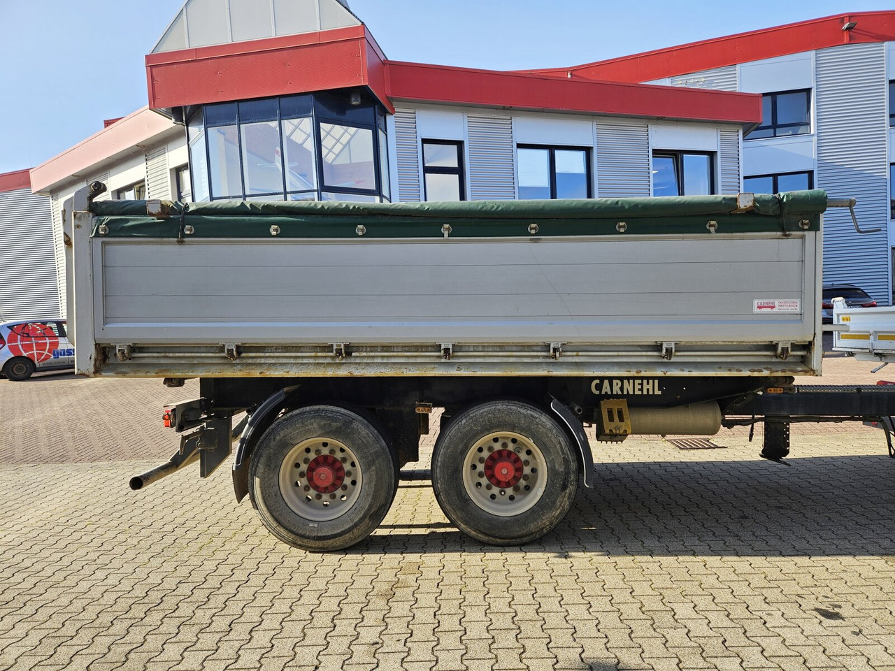 Tipper trailer Carnehl CTK/A CTK/A, Alu-Bordwände, Rollplane, ca. 10m³: picture 12