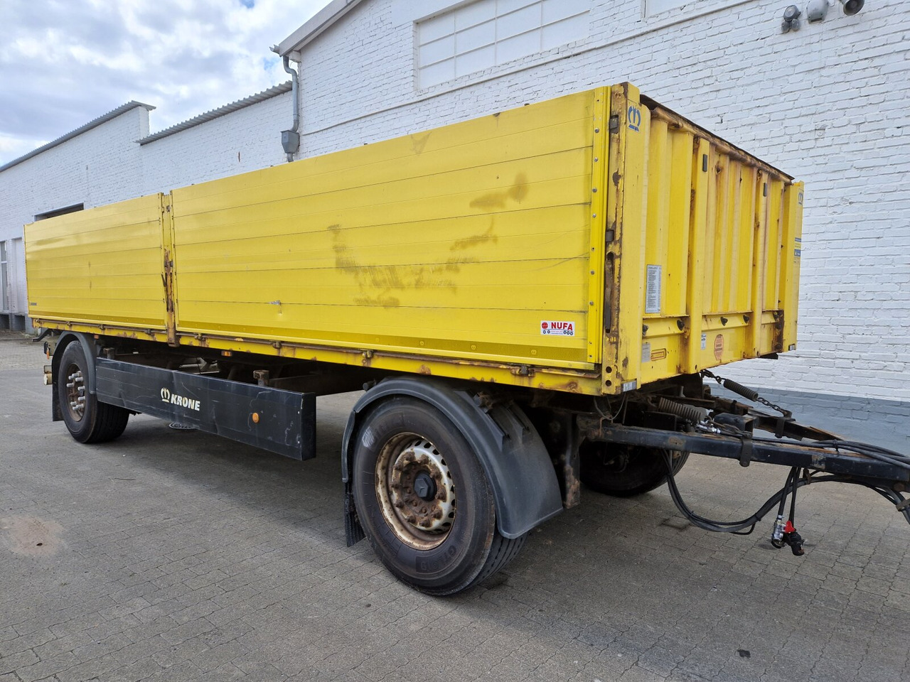 Krone AZP 18 AZP 18 Baustoffanhänger, 5x VORHANDEN! - Dropside/ Flatbed trailer: picture 1 Krone AZP 18 AZP 18 Baustoffanhänger, 5x VORHANDEN! - Dropside/ Flatbed trailer: picture 1