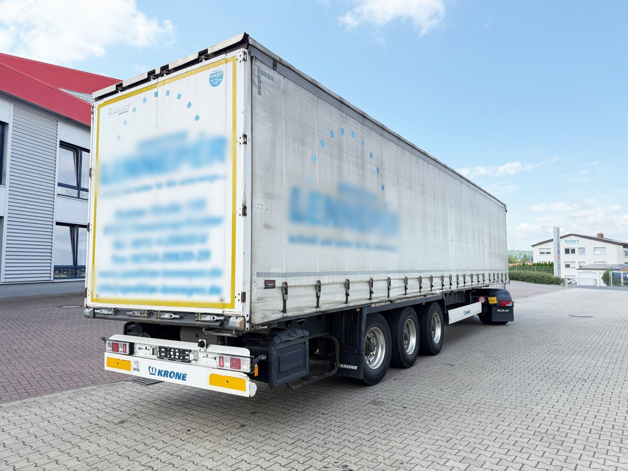 Dropside/ Flatbed semi-trailer Krone SDP 27 eLCL10-CS Coil Liner SDP 27 eLCL10-CS Coil Liner, Coilmulde, Liftachse, Nachlauflenkachse, Edscha: picture 15