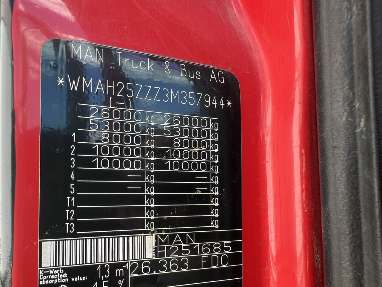 MAN TGA 26.363/410 6x4 BB TGA 26.363/410 6x4 BB, 2-S-Alukipper - Tipper, Crane truck: picture 2 MAN TGA 26.363/410 6x4 BB TGA 26.363/410 6x4 BB, 2-S-Alukipper - Tipper, Crane truck: picture 2