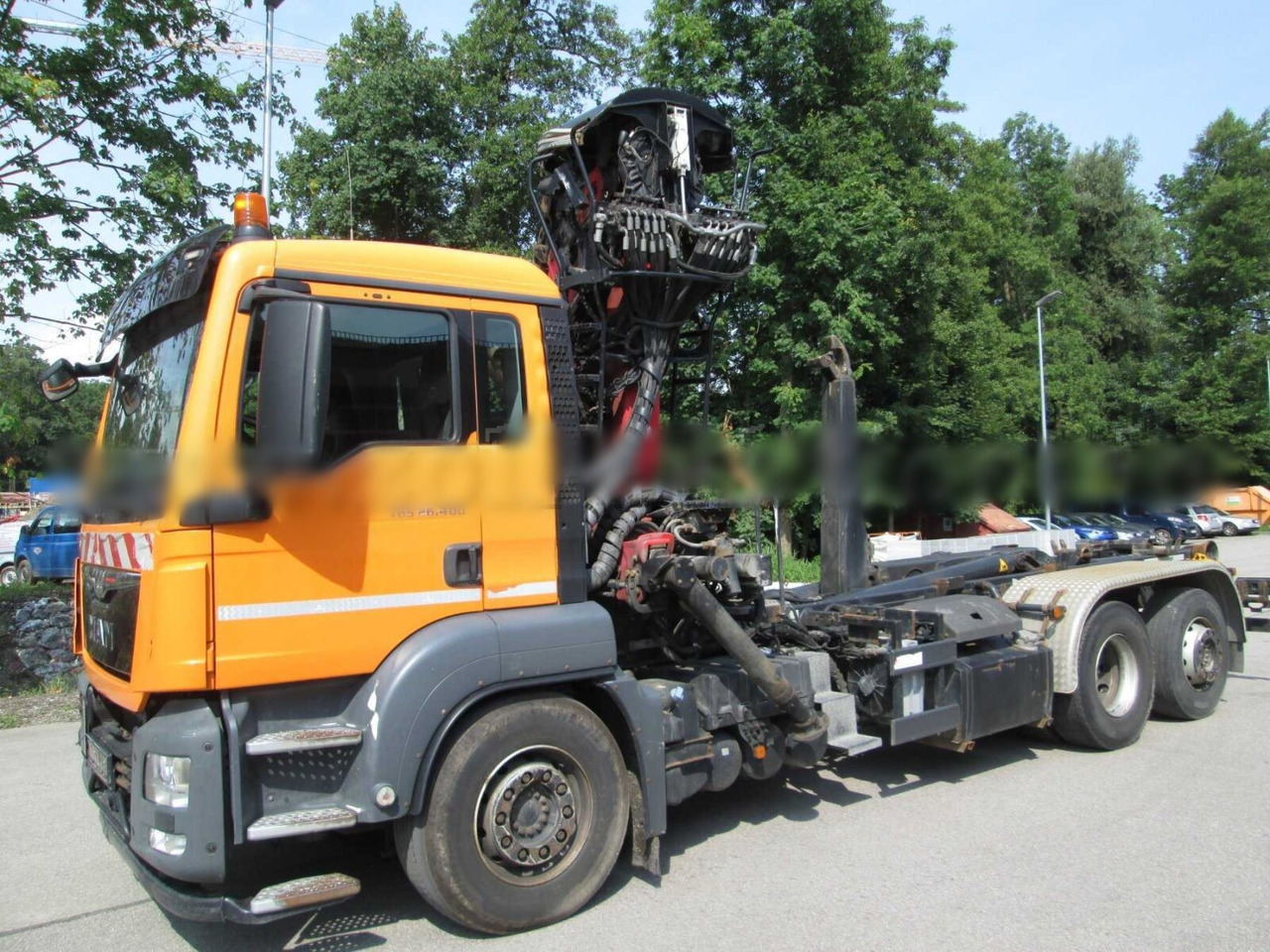 MAN TGS 26.400 6x2-4 BL TGS 26.400 6x2-4 BL, Lenk-/Liftachse, Kran Epsilon Q180ZR95TR - Hook lift truck, Crane truck: picture 1 MAN TGS 26.400 6x2-4 BL TGS 26.400 6x2-4 BL, Lenk-/Liftachse, Kran Epsilon Q180ZR95TR - Hook lift truck, Crane truck: picture 1