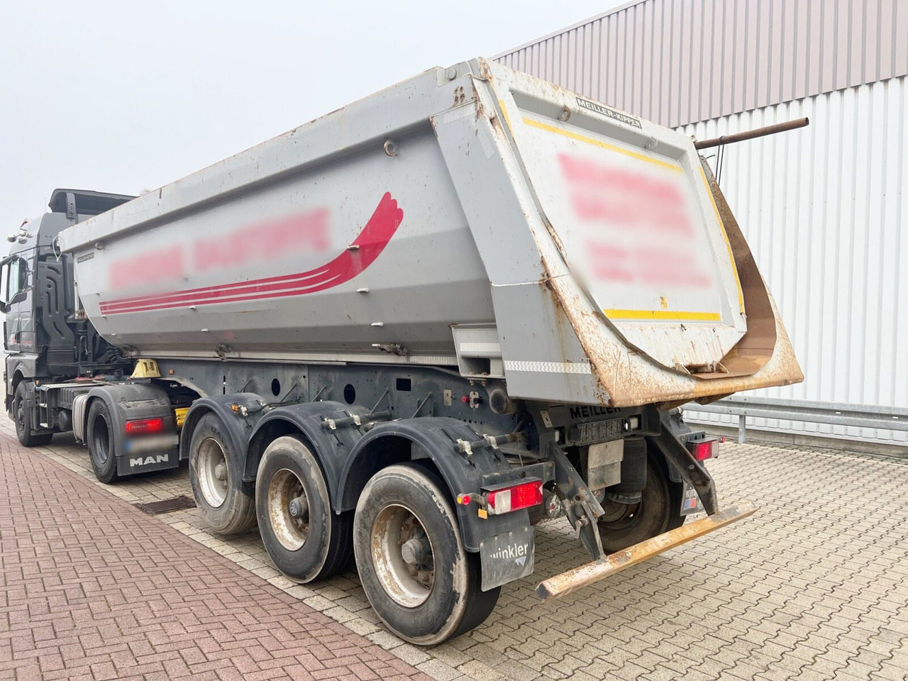 Meiller MHPS 12/27 MHPS 12/27, Stahlmulde ca. 26m³, Liftachse - Tipper semi-trailer: picture 5 Meiller MHPS 12/27 MHPS 12/27, Stahlmulde ca. 26m³, Liftachse - Tipper semi-trailer: picture 5